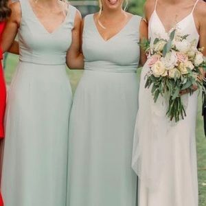 Dusty Sage David’s Bridal Dress